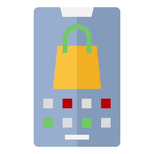 Mobile shopping Generic Flat icon