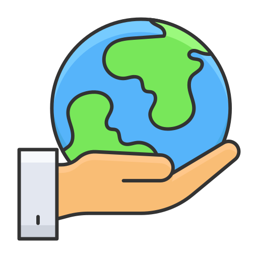 Save the planet Generic Thin Outline Color icon