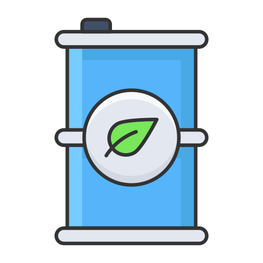 Biofuel Generic Thin Outline Color icon