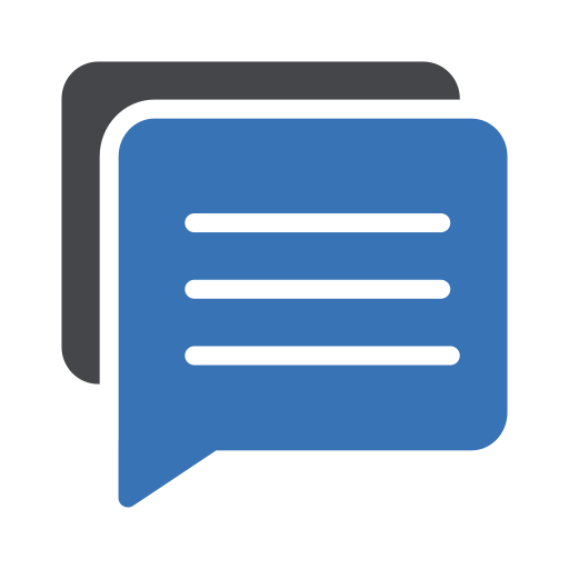 Conversation Vector Stall Flat icon