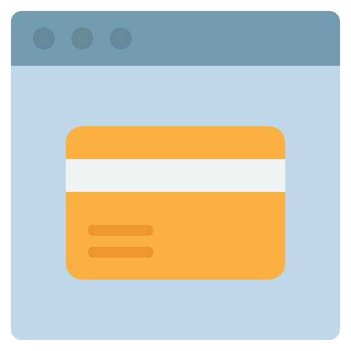 pago en línea Generic Flat icono