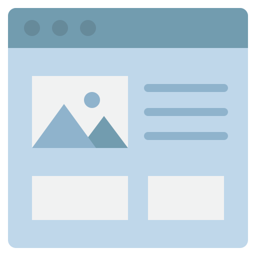 웹사이트 Generic Flat icon