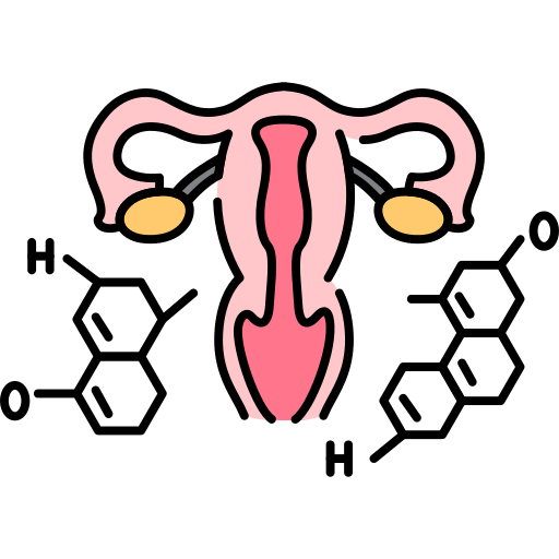 Uterus Generic Thin Outline Color icon