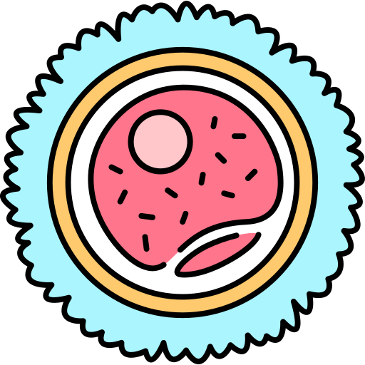 Egg Generic Thin Outline Color icon