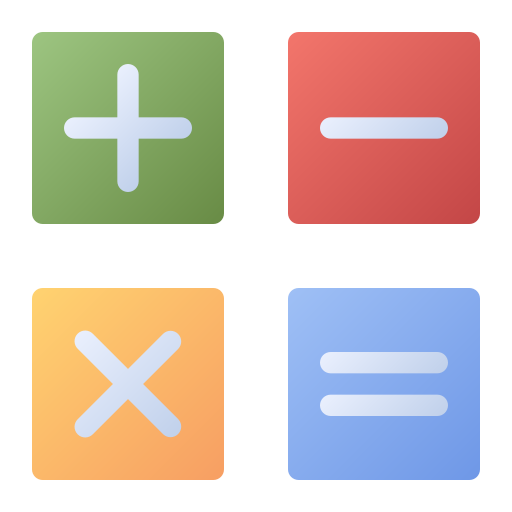 matematyka Generic Flat Gradient ikona
