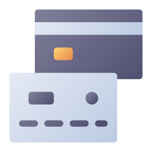 kredietkaarten Generic Flat Gradient icoon