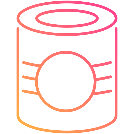 Canned food Generic Gradient icon
