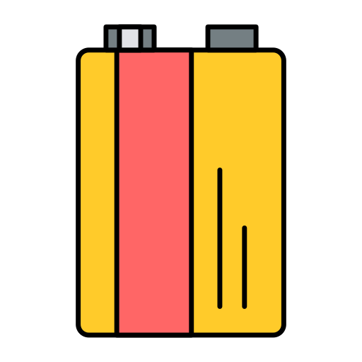 배터리 Generic Thin Outline Color icon