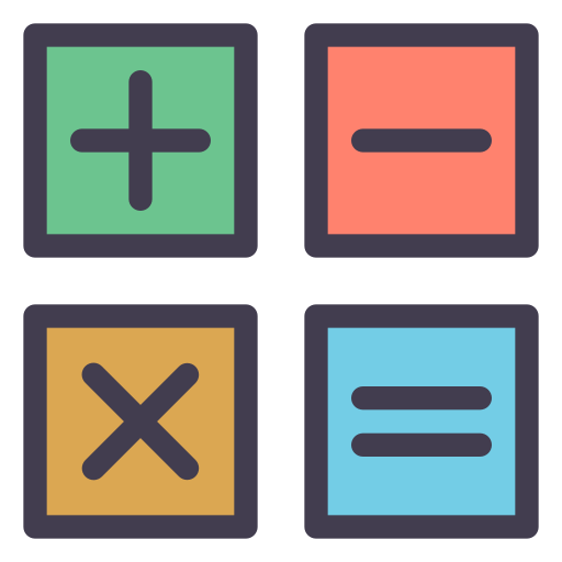 mathematik Generic Outline Color icon