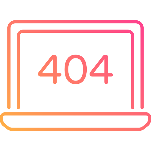 오류 404 Generic Gradient icon