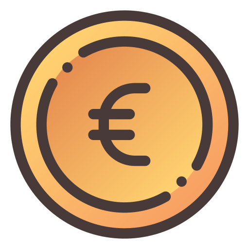 euro Generic Lineal Color Gradient icono