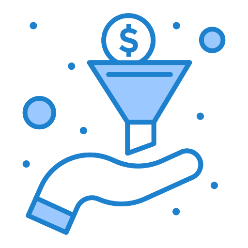 Funnel Generic Blue icon