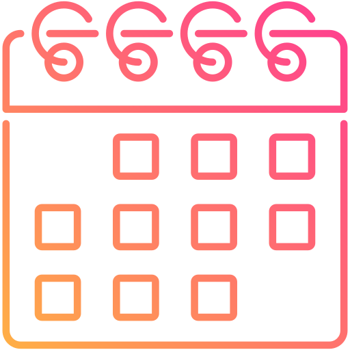 Calendar Generic Gradient icon