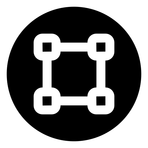 ponto de ancoragem Generic Glyph Ícone