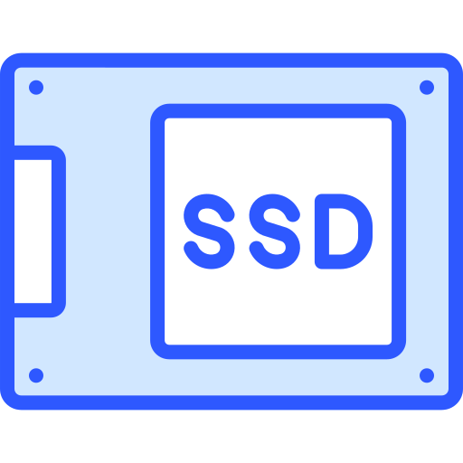 ssd 카드 Generic Blue icon