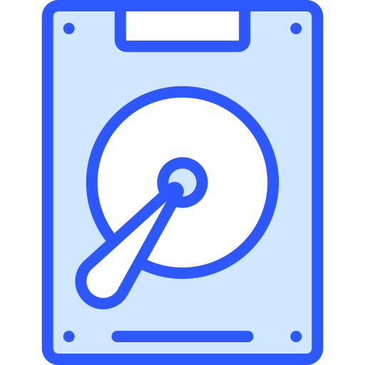 disco rigido Generic Blue icona