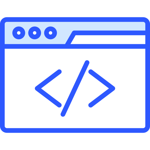 codering Generic Blue icoon