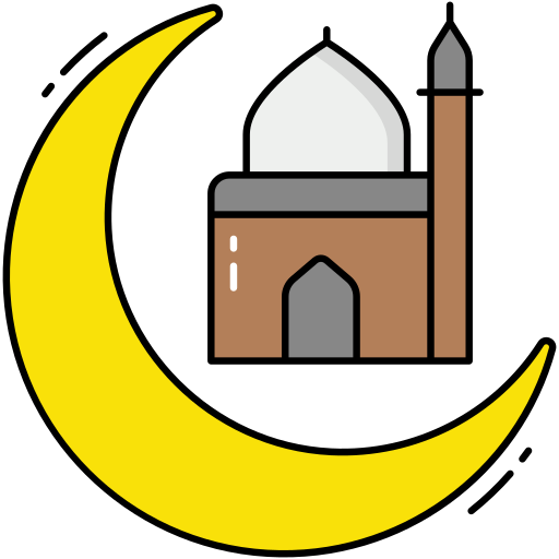 eid al fitr Generic Thin Outline Color icono