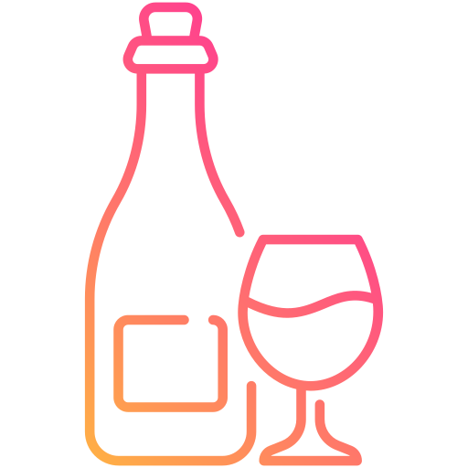 Бутылка вина Generic Gradient иконка