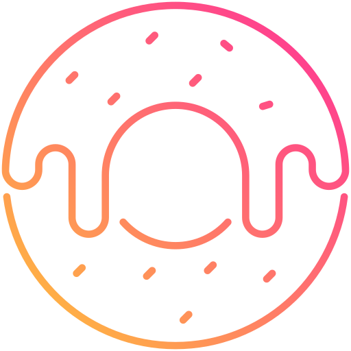 Donut Generic Gradient icon