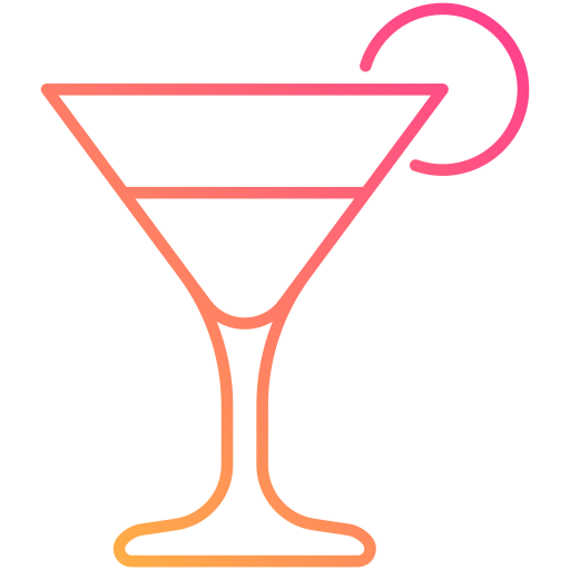 bebida de cóctel Generic Gradient icono