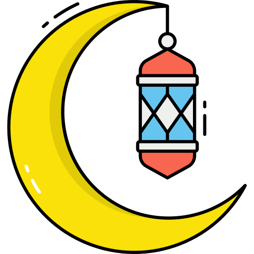 ramadan Generic Thin Outline Color icoon