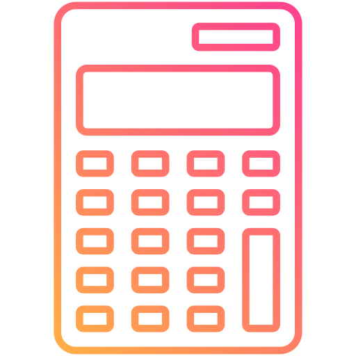Scientific calculator Generic Gradient icon