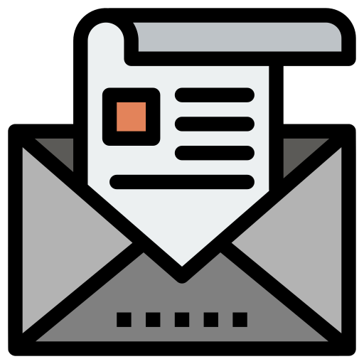 Envelop Generic Outline Color icon