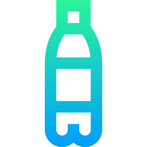 Бутылка с водой Super Basic Straight Gradient иконка