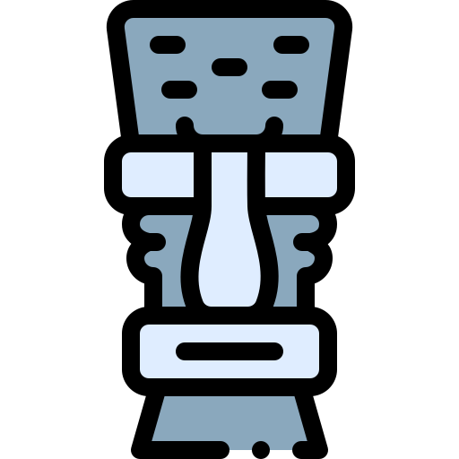 tiki Detailed Rounded Lineal color icon