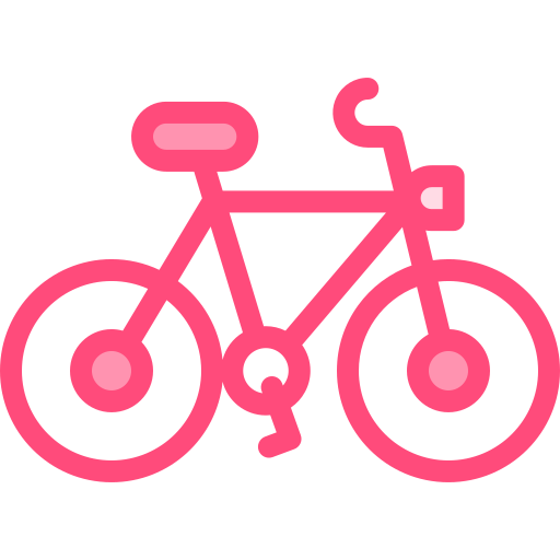 自転車 Detailed color Lineal color icon