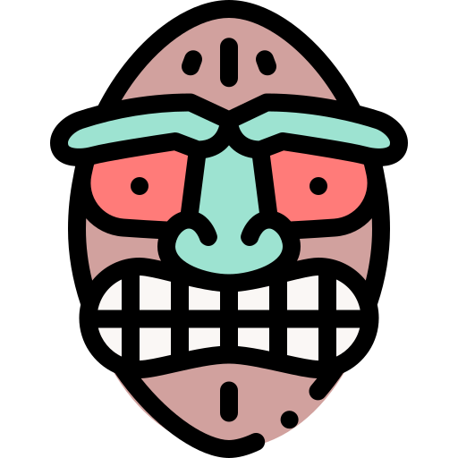 tiki Detailed Rounded Lineal color icon