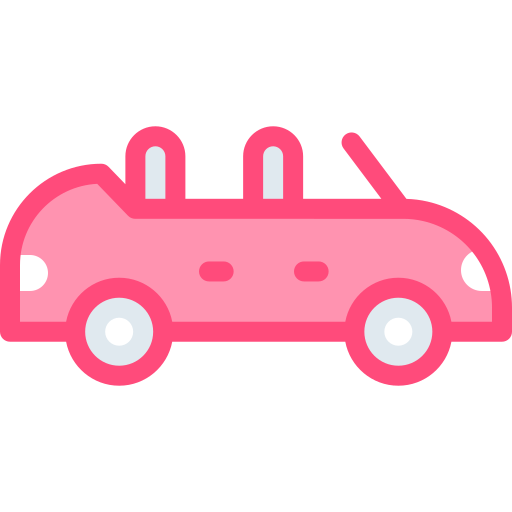 cabrio Detailed color Lineal color icon