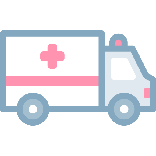 Ambulance Detailed color Lineal color icon