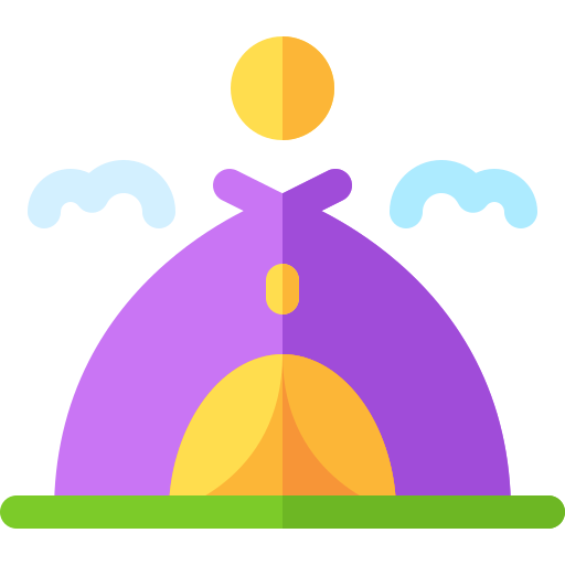 캠프 Basic Rounded Flat icon