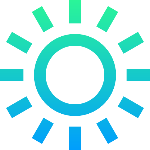 태양 Super Basic Straight Gradient icon