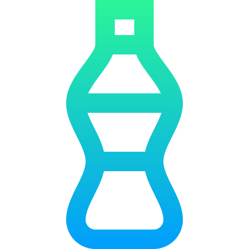 botella de soda Super Basic Straight Gradient icono