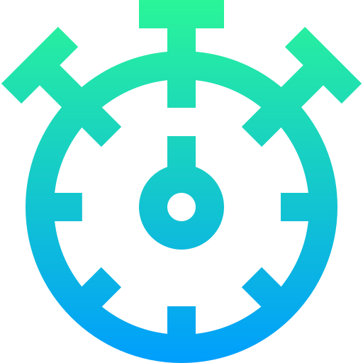 chronometer Super Basic Straight Gradient icoon