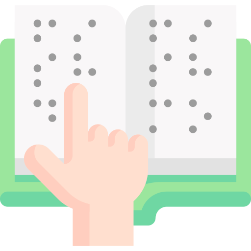 braille Special Flat icoon
