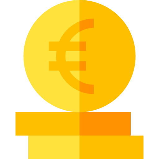 euro Basic Straight Flat ikona