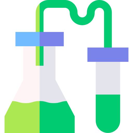 química Basic Straight Flat icono
