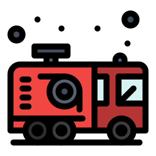 Firetruck Generic Outline Color icon
