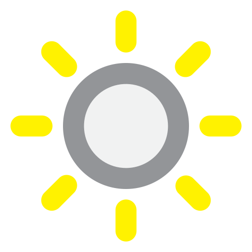 햇빛 Generic Outline Color icon