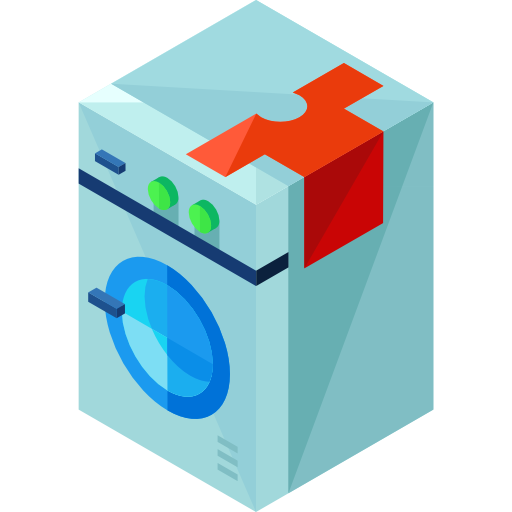 lavadora Roundicons Premium Isometric icono