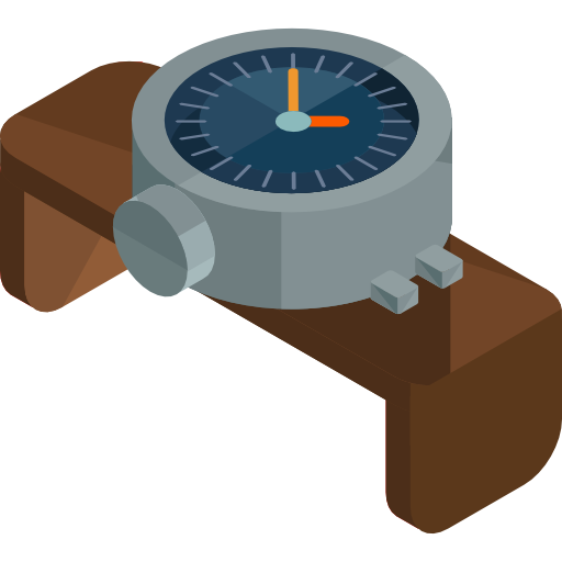 reloj Roundicons Premium Isometric icono