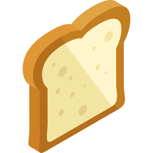 Хлеб Roundicons Premium Isometric иконка
