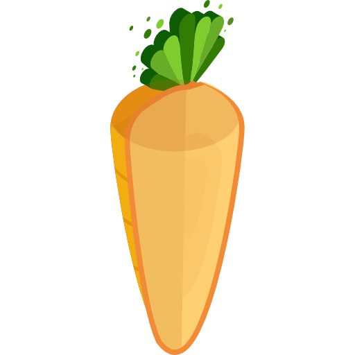 Carrot Roundicons Premium Isometric icon