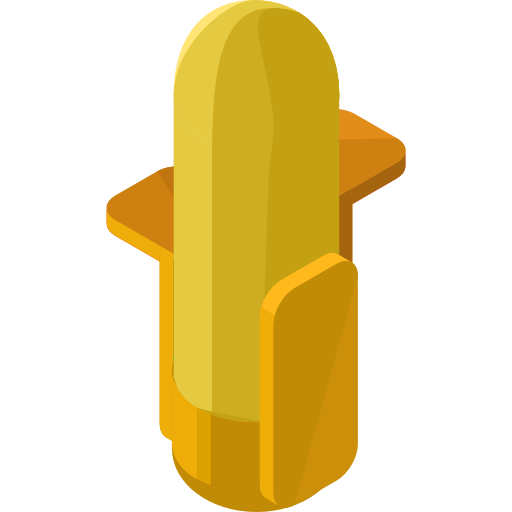 banana Roundicons Premium Isometric icono