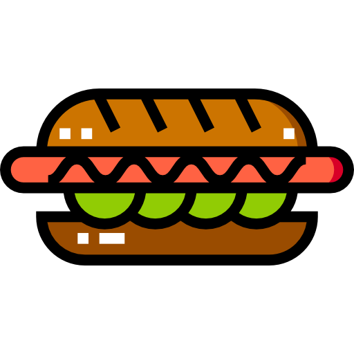 hotdog Detailed Straight Lineal color icon