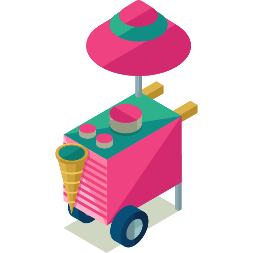 helado Roundicons Premium Isometric icono